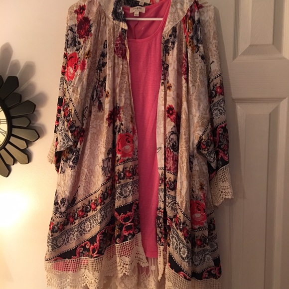 Floral cover top