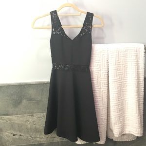 Black lace dress
