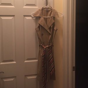 Button down tank dress with pockets.