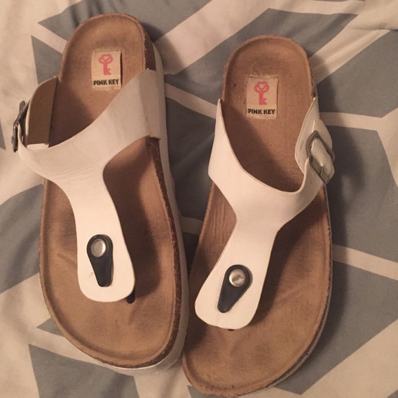 White high sandals