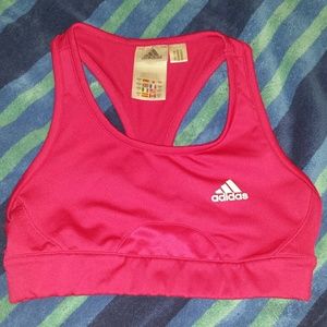 Adidas Magenta Racerback Sports Bra