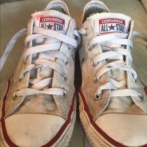 White All Star Converse Size 6