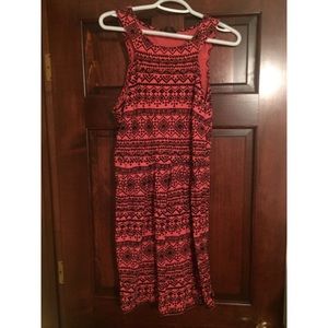 Halter top tribal print dress