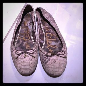 Sam Edelman Snake Print Leather.