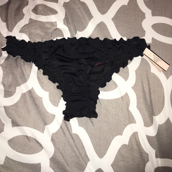 Black Victoria's Secret ruffle itsy