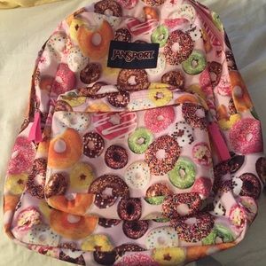 Doughnut printed backpack!