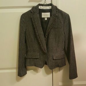 Banana Republic grey Tweed blazer
