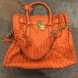 Michael Kors Hamilton Tote in Orange