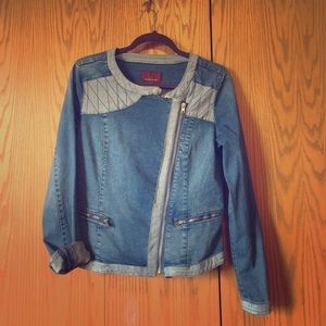 Asymmetrical Jean Jacket