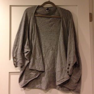 Windsor waffle knit bat wing over sized cardigan