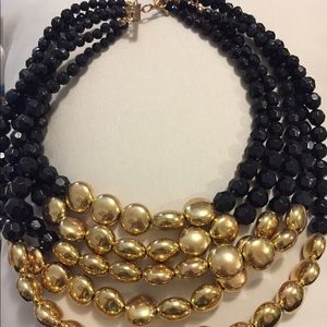 Black and gold necklace