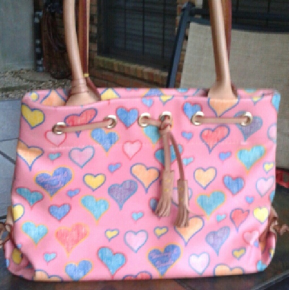 Dooney and bourke pink purse authentic