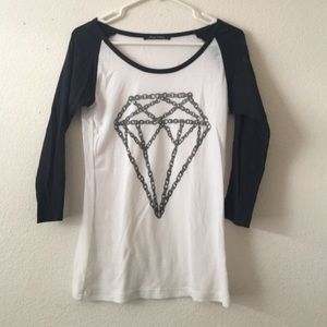 Diamond Chain Baseball Half Sleeve