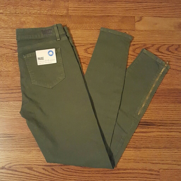 Paige Hoxton Ultra Skinny Jeans with Zip Hem NWT