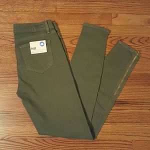 Paige Hoxton Ultra Skinny Jeans with Zip Hem NWT