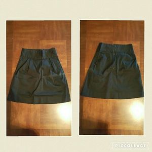 Black High Waist Skirt