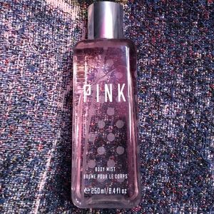 Pink body mist