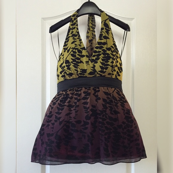 NWT-EXPRESS Halter ombre top