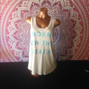 Born on the beach tank