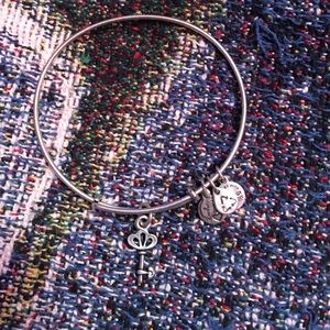 Alex and ani skeleton key bracelet