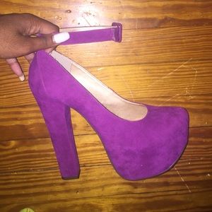 Purple Platform Heels