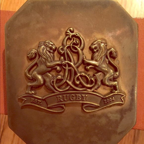 Rugby by Ralph Lauren Leather Belt with Buckle