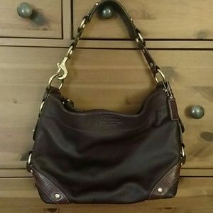 Coach leather handbag