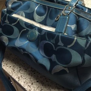 Coach baby bag!