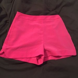 hot pink lush brand shorts
