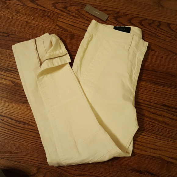 J. Crew zip Hem Utility Crop
