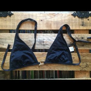 BCBG black bikini top