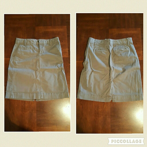 Light Brown Pencil Skirt