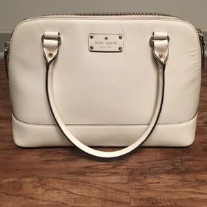 Kate spade creme shoulder bag