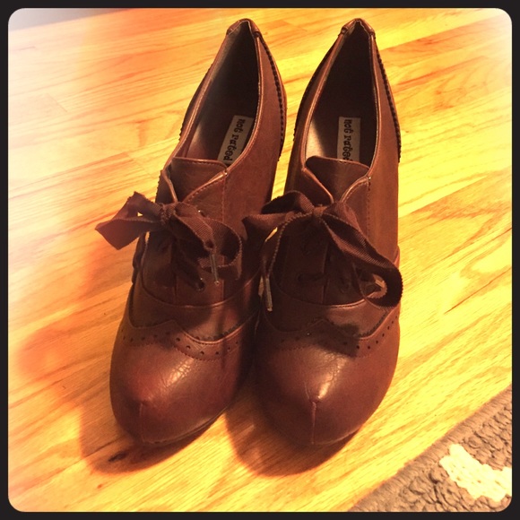 heel vintage booties