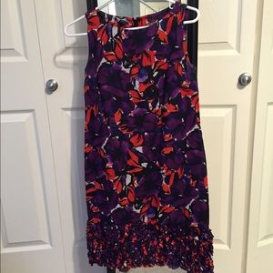 Adorable floral dress with ruffled bottom