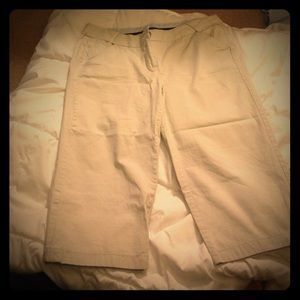 Land's End khaki capris. 14 petite.