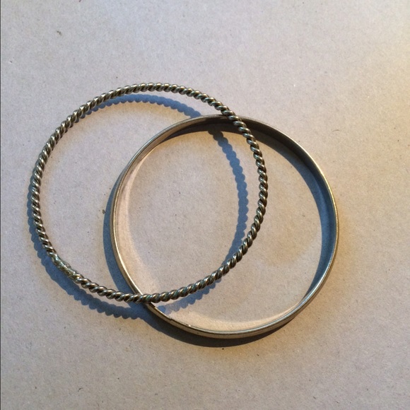 FOREVER 21 gold bangles bracelets