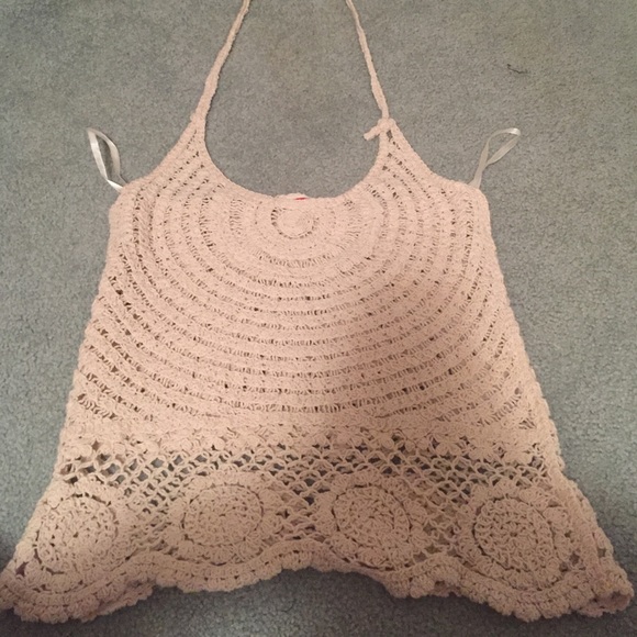 Crochet halter top