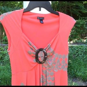 New Directions Sleeveless Empire Waist Dress Sz 4