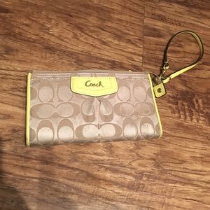 Coach wallet wristlet