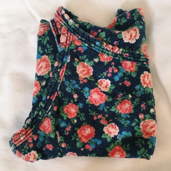 'Vintage' Floral Crop Top