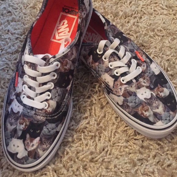 vans with cats on them
