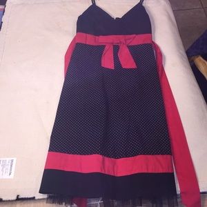 Cute casual black and red dress