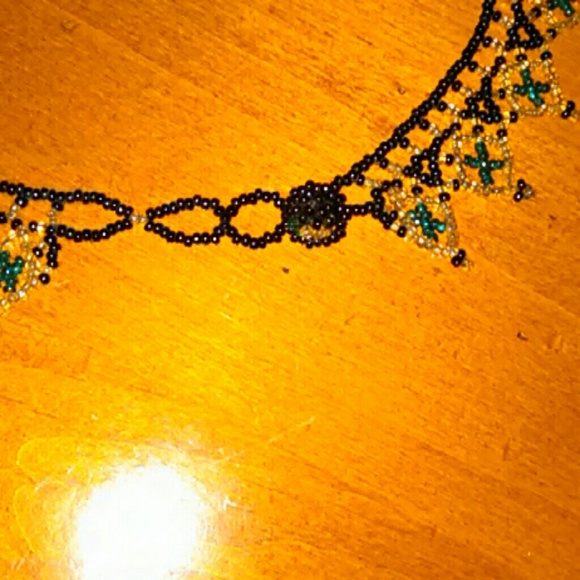 Sale! Perfect Condition Beaded Choker Necklace - Picture 3 of 3