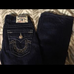 Rhinestone true religion pocket size 24