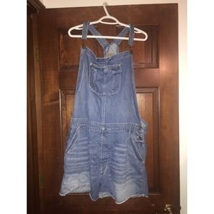 Denim overalls
