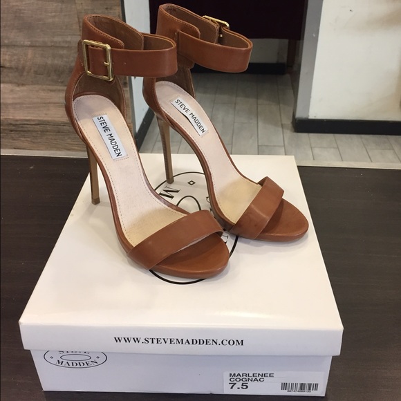 Steve Madden heels, size 7.5. MARLENEE Cognac