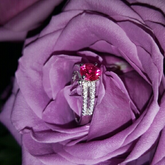 Ruby & White Sapphire Ring