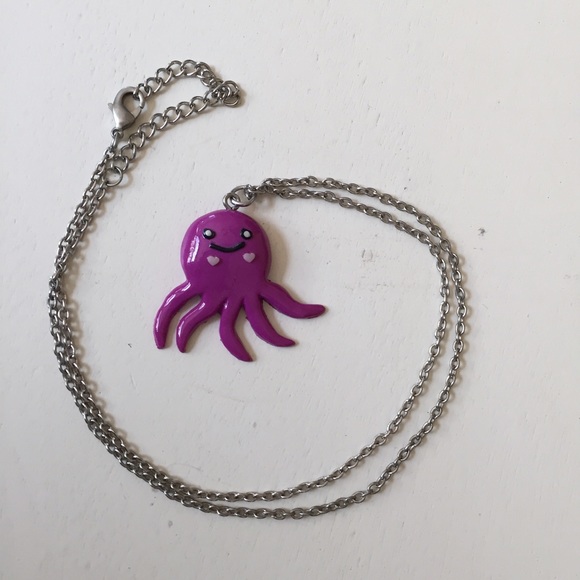 Cute lil Squid Necklace