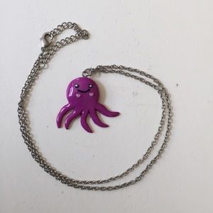Cute lil Squid Necklace